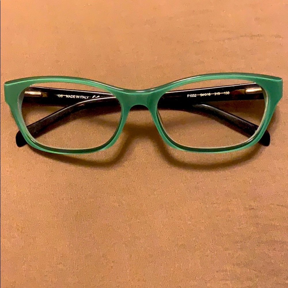 Green And Brown Fendi Rectangular Frames - image 1